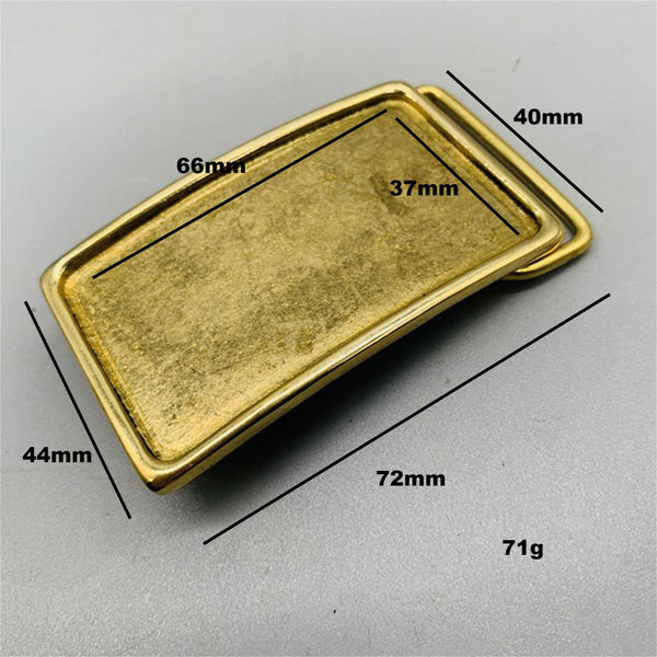 40mm(1 1/2'') Copper Plain Buckle For Leather Mounting,Leather Sticker Buckle