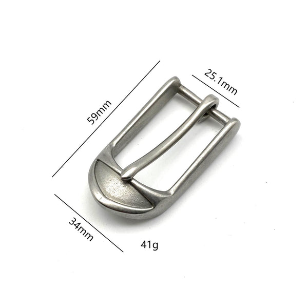 Cute 25mm Matte Stainless Buckle Women Classic Leather Strap Fastener 1 inch