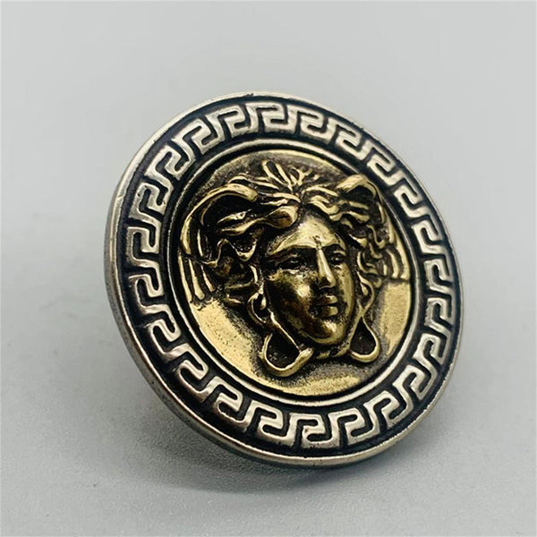 Brass Medusa Concho Studs,Leather Crafting Hardwares