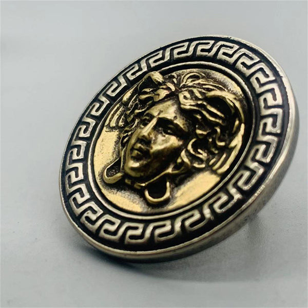 Brass Medusa Concho Studs,Leather Crafting Hardwares