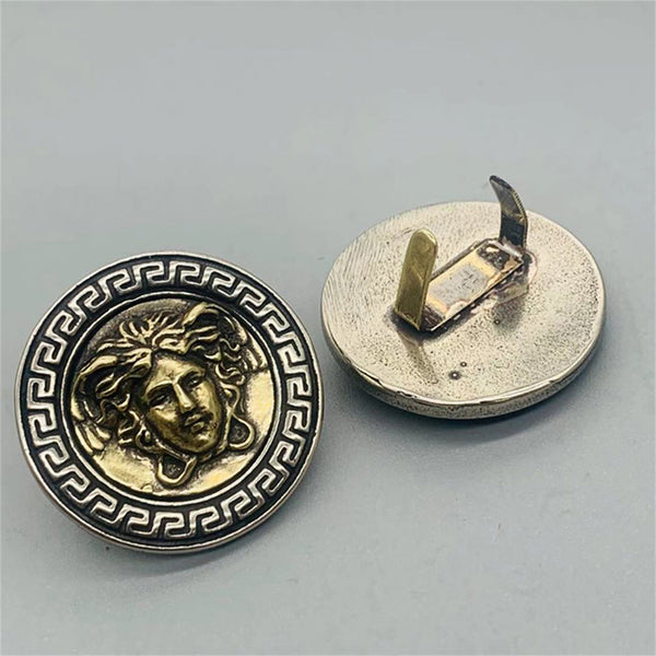 Brass Medusa Concho Studs,Leather Crafting Hardwares