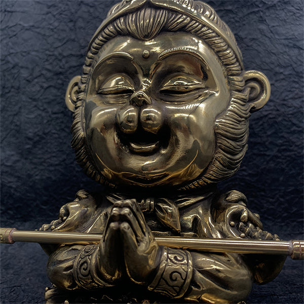 Black Myth Wukong Brass Sculpture Monkey King Statue House&Office Decoration Ornaments
