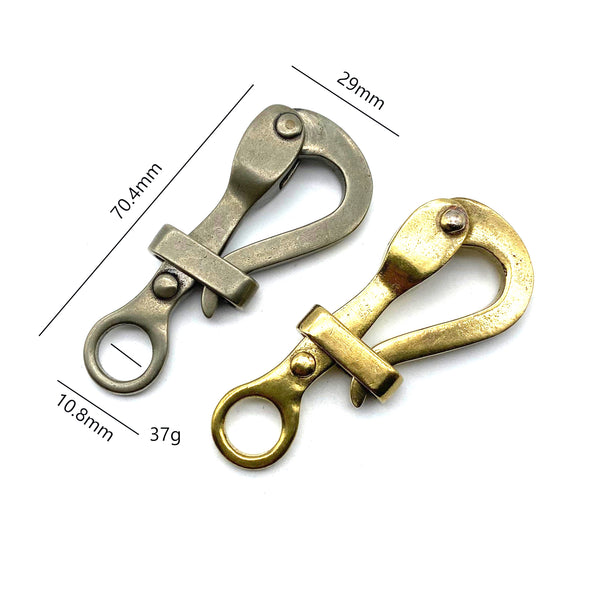 Pelican Clip Buckle Solid Copper Belt Buckle