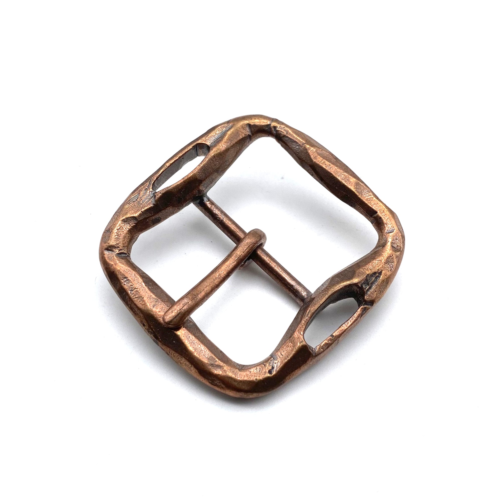 Red Copper Buckle Leather Belt Strap Buckle 1 1/2‘’