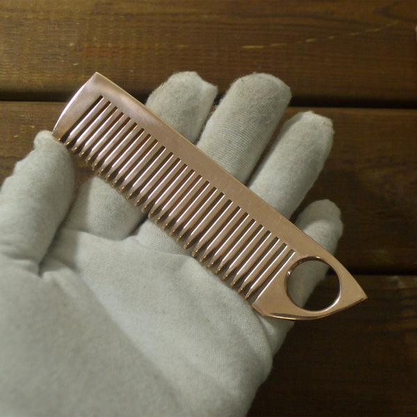 Red Copper Hair Comb Handmade,Customized Hair Brush Combs,Personalized Gifts