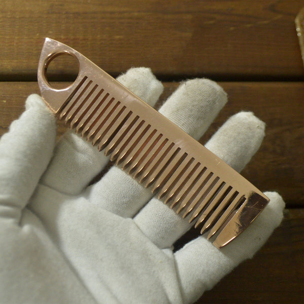 Red Copper Hair Comb Handmade,Customized Hair Brush Combs,Personalized Gifts
