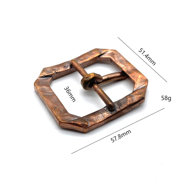 36mm Red Copper Buckle Men's Stylish Belt Buckle Leather Hardwares