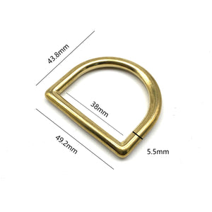 Premium Bag D Loop Seamless Gold D Ring 38mm