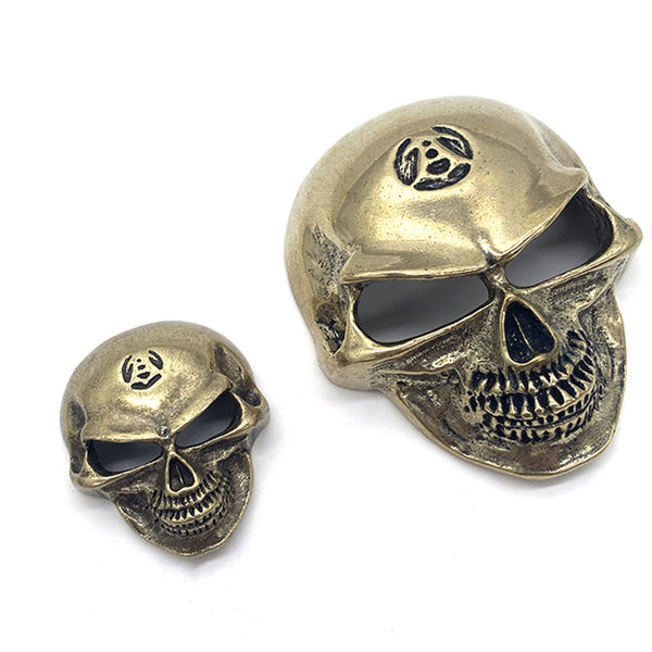 Skull Concho For Motorcycle Saddle Bag,Large Brass Conchos Screw Back