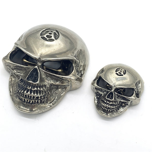 Skull Concho For Motorcycle Saddle Bag,Large Brass Conchos Screw Back