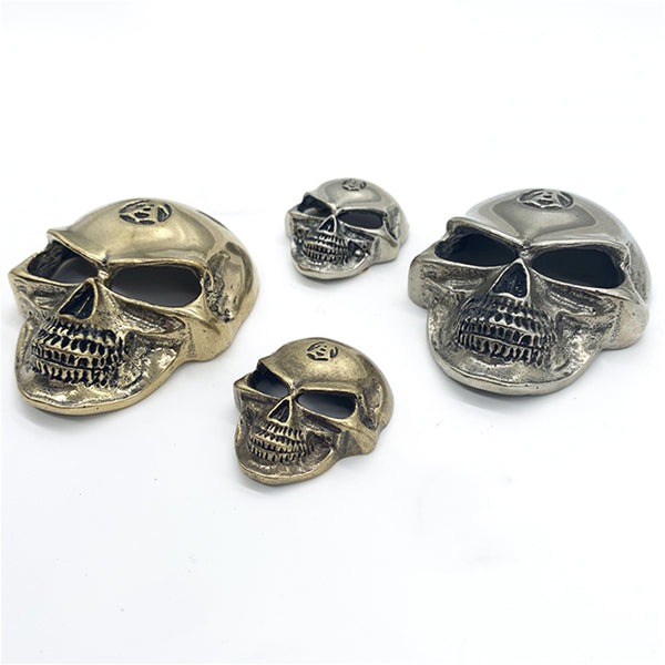 Skull Concho For Motorcycle Saddle Bag,Large Brass Conchos Screw Back