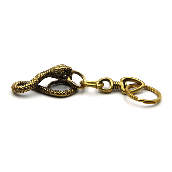 Handcrafted Keychain Gifts, Snake Fish Hook Key Holder Managers,Men Belt Decoration Accessories