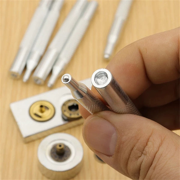 Snap Button Fasten Setting Tools Snap Buttons Hardware Hand Die Tool Set