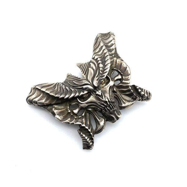 Nickel Silver Belt Buckle Actor Dressing Buckle Handmade Leather Belt Buckle