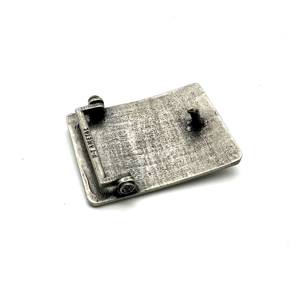 Navajo Belt Buckle 1 1/2''Old Silver Finish