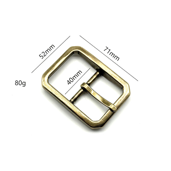 Western Belt Buckle Bronze Gentlemen Leather Belt Buckle