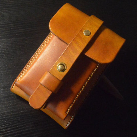 Leather Wallet Keychain Purse Lanyard Handmade Fish Hook&Snap Clasp – Metal  Field Shop