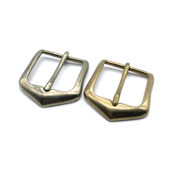 38mm Brass Belt Buckle Western Leather Belt Buckle Un-Coated