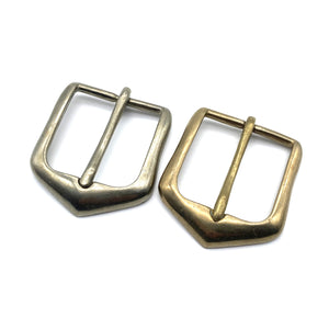 38mm Brass Belt Buckle Western Leather Belt Buckle Un-Coated