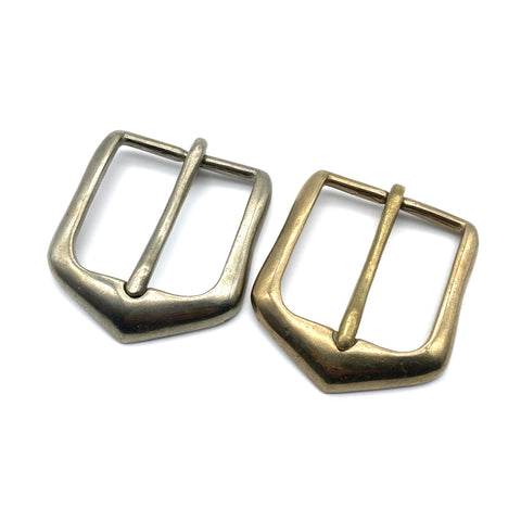 38mm Brass Belt Buckle Western Leather Belt Buckle Un-Coated