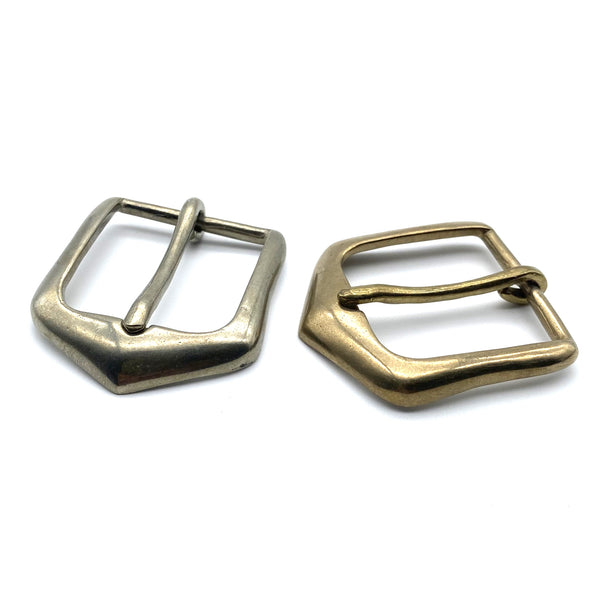 38mm Brass Belt Buckle Western Leather Belt Buckle Un-Coated