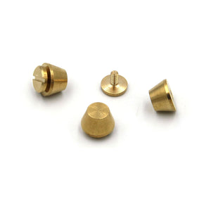 Bag Feet Brass Bucket Screw Post Button Leather Hardwares