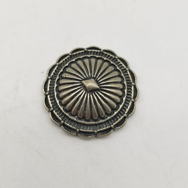 Boho Conchos Leather Craft Decoration Concho Rivets Screw Back - Old silver / 1pcs - Leather Concho Rivet