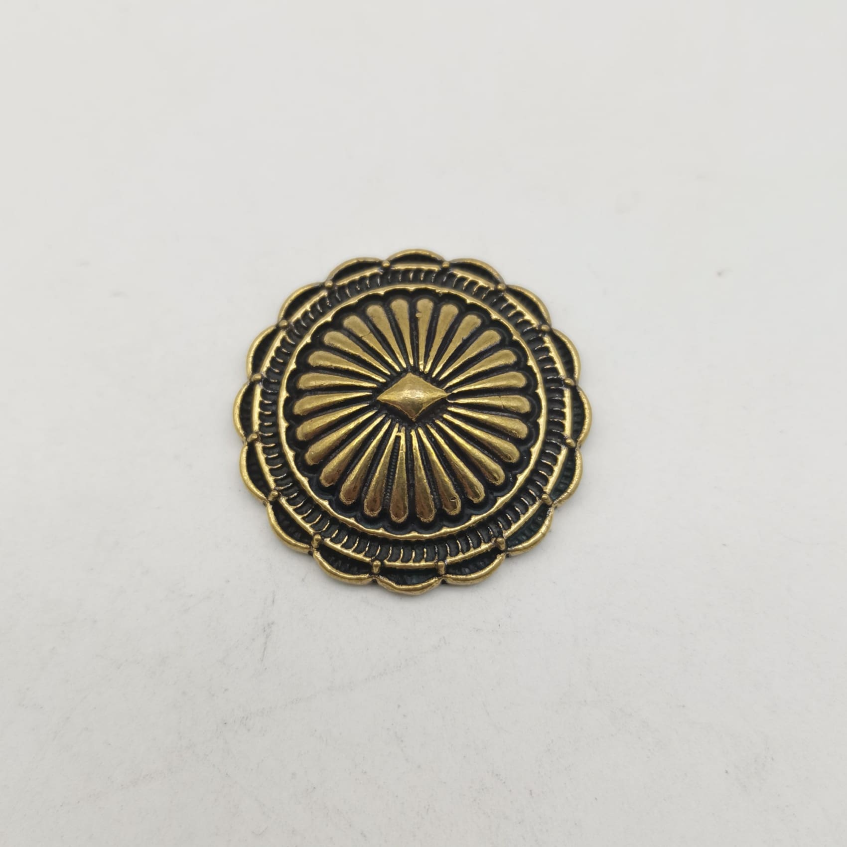 Boho Conchos Leather Craft Decoration Concho Rivets Screw Back - Retro brass / 1pcs - Leather Concho Rivet