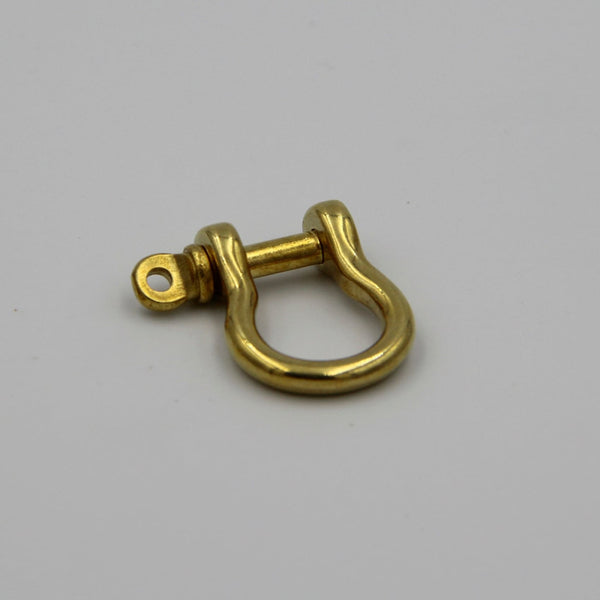 Brass Anchor Bow Shackle 10.5mm Leather Craft Fitting Hardwares - Lifting Hooks Clamps & Shackles