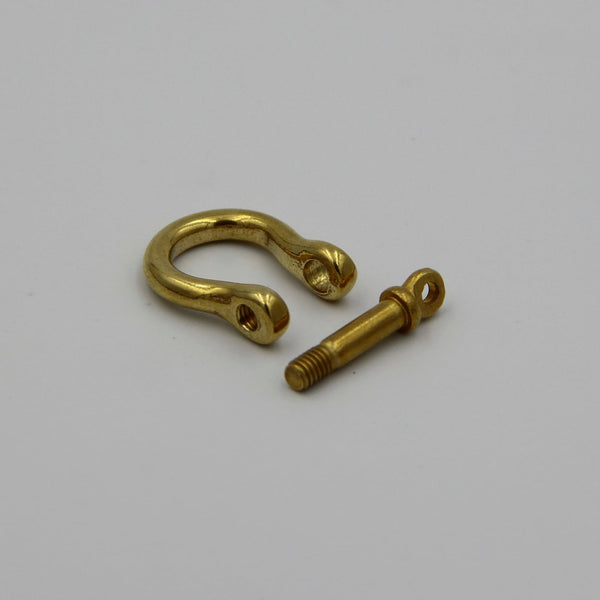 Brass Anchor Bow Shackle 8.5mm Leather Craft Fitting Hardwares - Lifting Hooks Clamps & Shackles