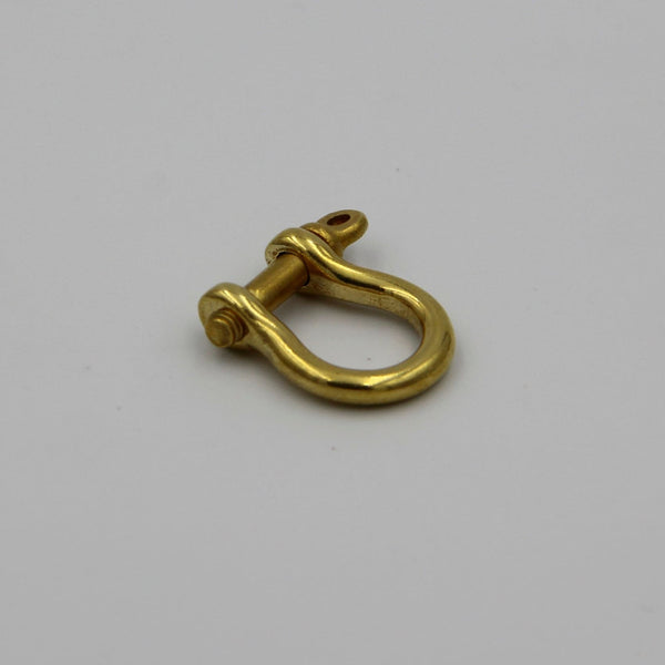 Brass Anchor Bow Shackle 8.5mm Leather Craft Fitting Hardwares - Lifting Hooks Clamps & Shackles