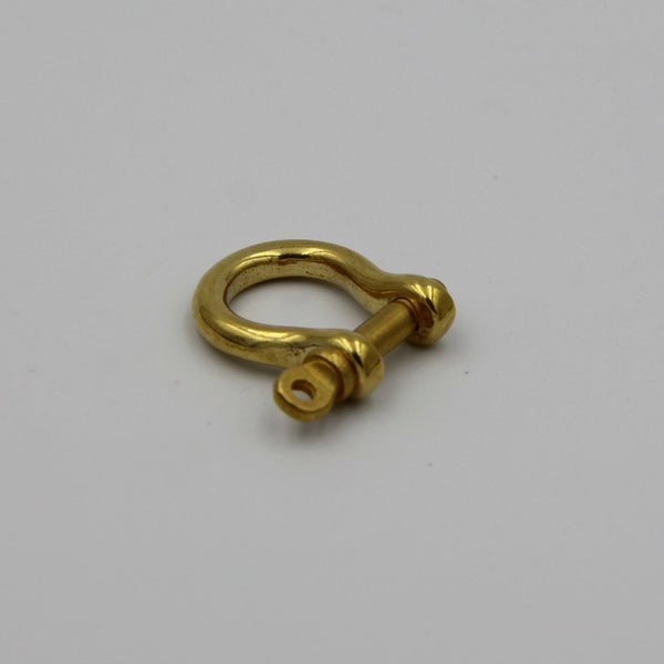 Brass Anchor Bow Shackle 8.5mm Leather Craft Fitting Hardwares - Lifting Hooks Clamps & Shackles