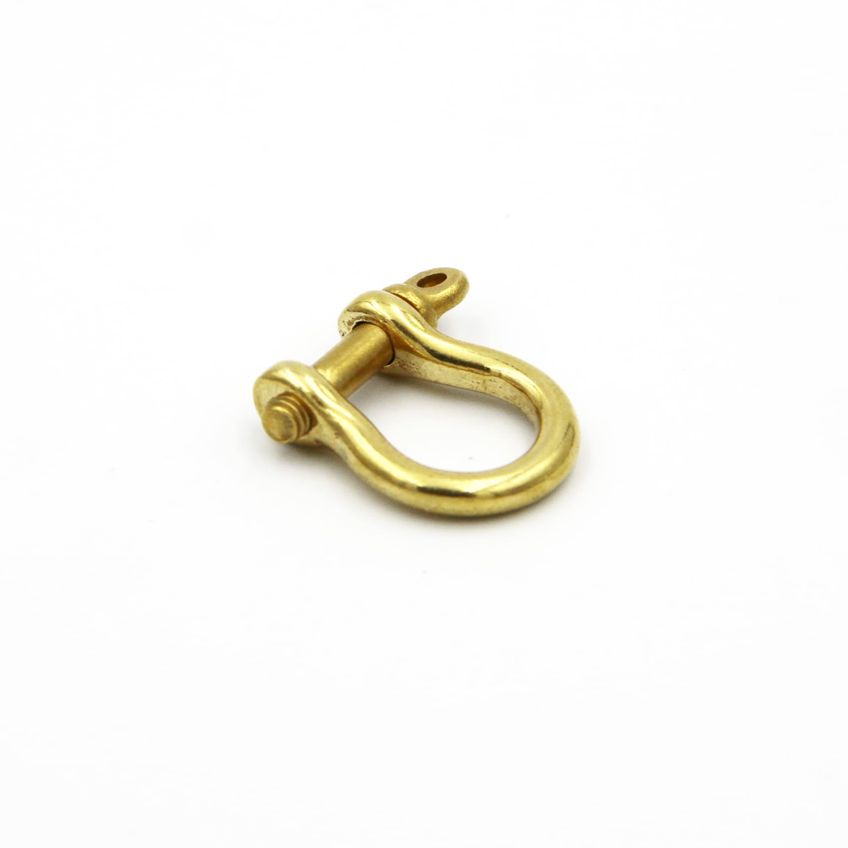 Brass Anchor Bow Shackle 8.5mm Leather Craft Fitting Hardwares - 1pcs - Lifting Hooks Clamps & Shackles
