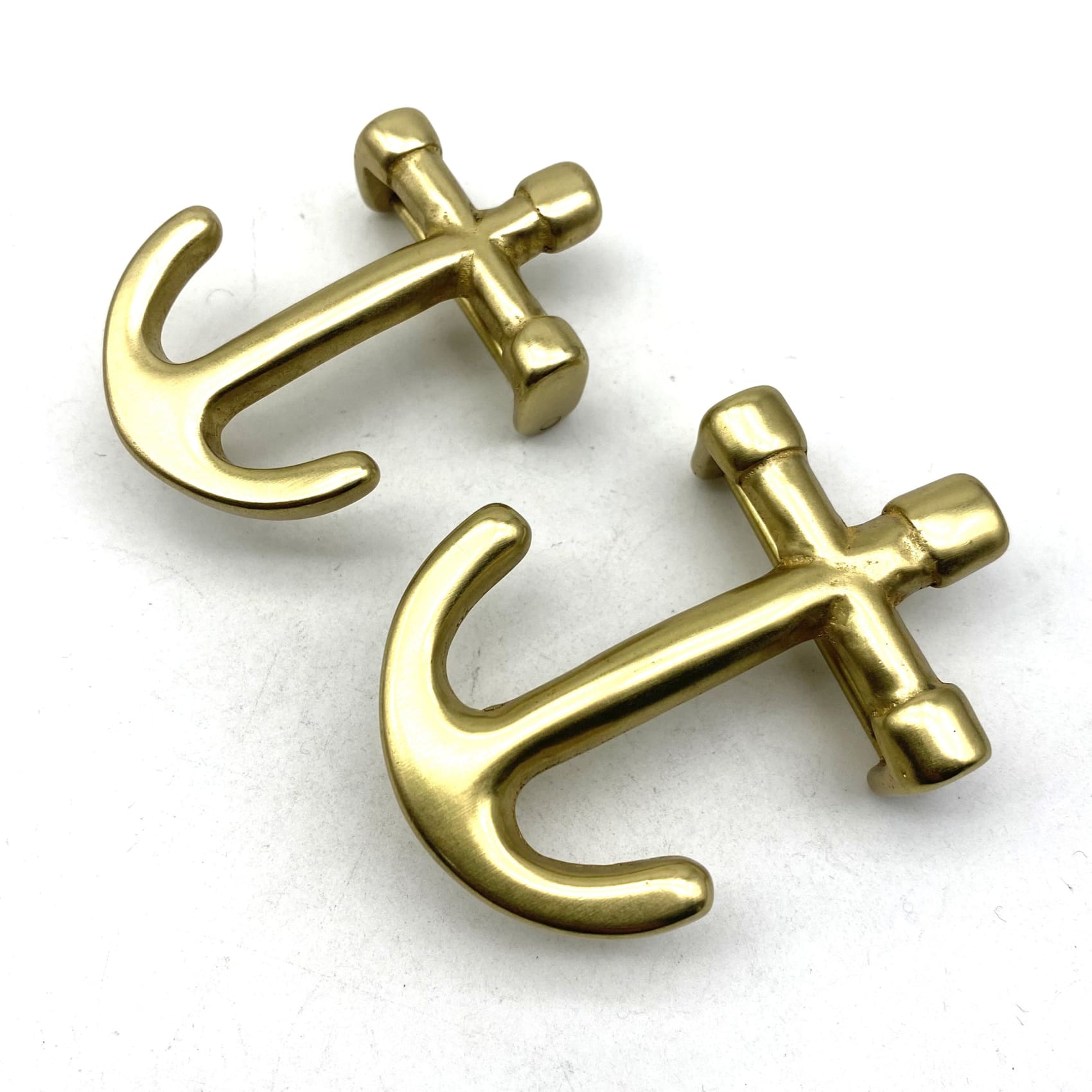 Brass Anchor Buckle Leather Belt Fastener Hook 35/40mm