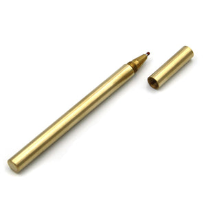 Brass Ballpoint Pen - Metal Field Shop