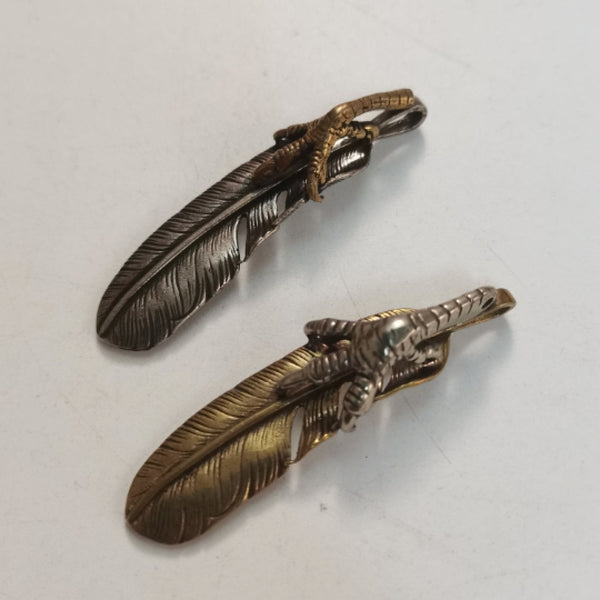 Brass Feather Pendants For Decoration #SALES - Pendants