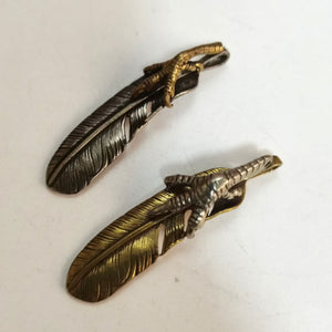 Brass Feather Pendants For Decoration #SALES - Pendants
