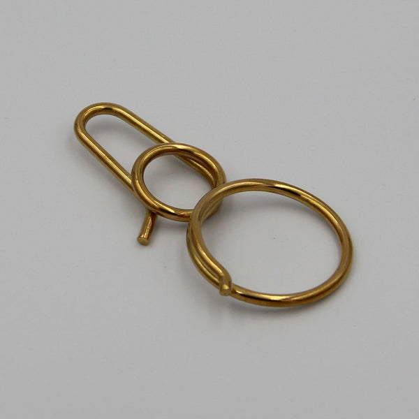 Brass Key Manager Wire Wrapped - Keychains