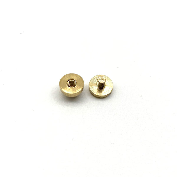 Brass Screw Post Button Mushroom Rivets