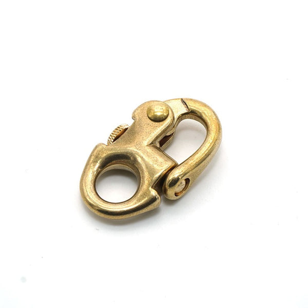 Brass Snap Clasp Keychain Hook - Keychains