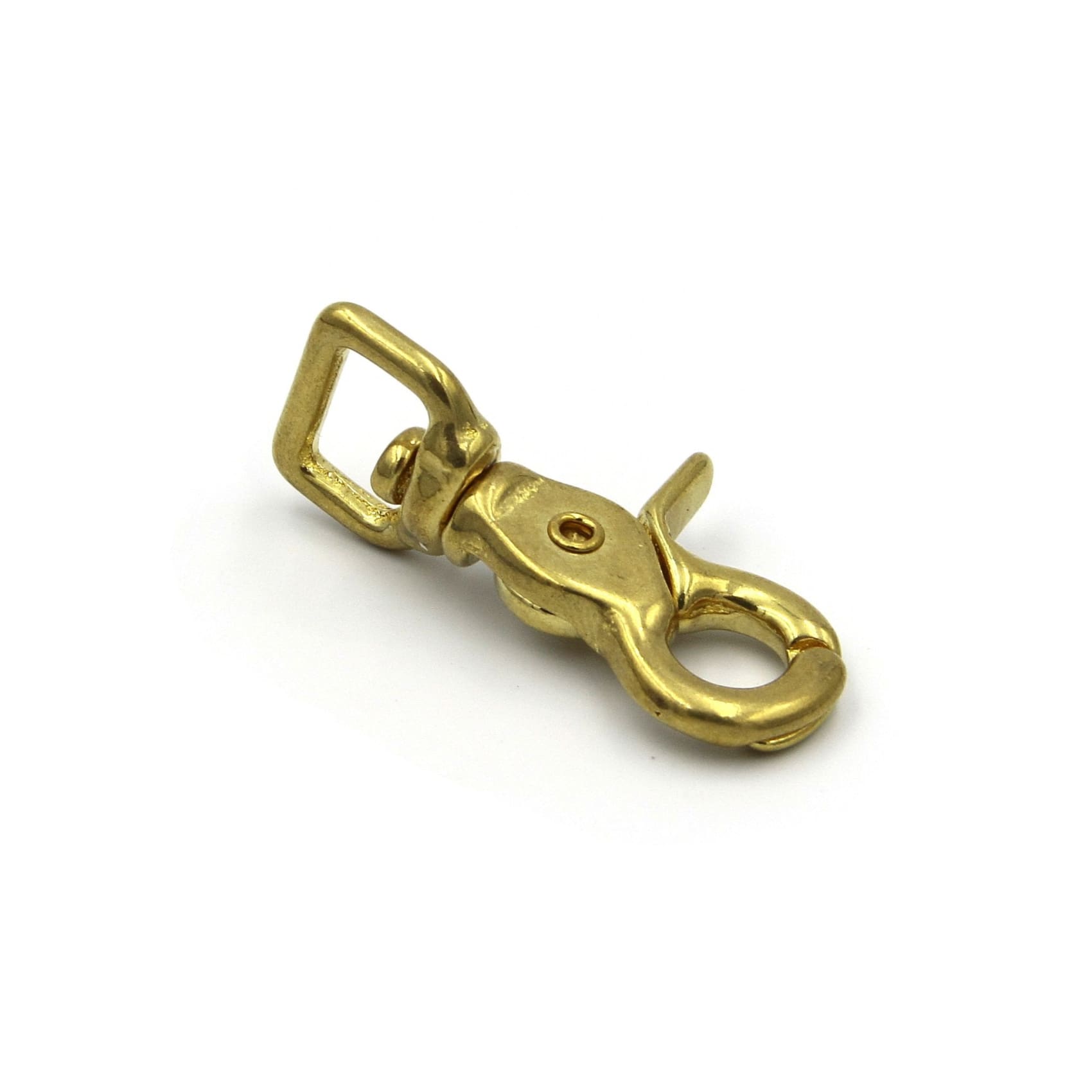 Gold Snap Hook Japanese Style Brass Swivel Clasp Clip 20mm