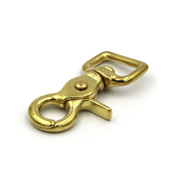 Brass Swivel Snap Hook 20mm - Metal Field Shop