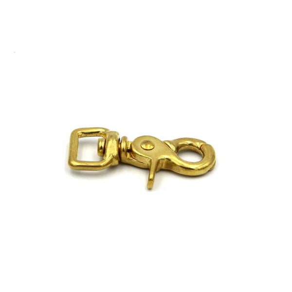 Brass Swivel Snap Hook 20mm - Metal Field Shop