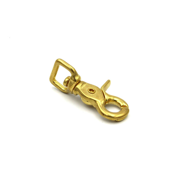 Brass Swivel Snap Hook 20mm - Metal Field Shop