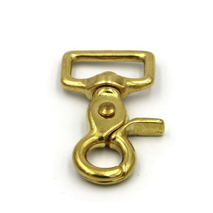 Brass Swivel Snap Hook 25mm - Metal Field Shop