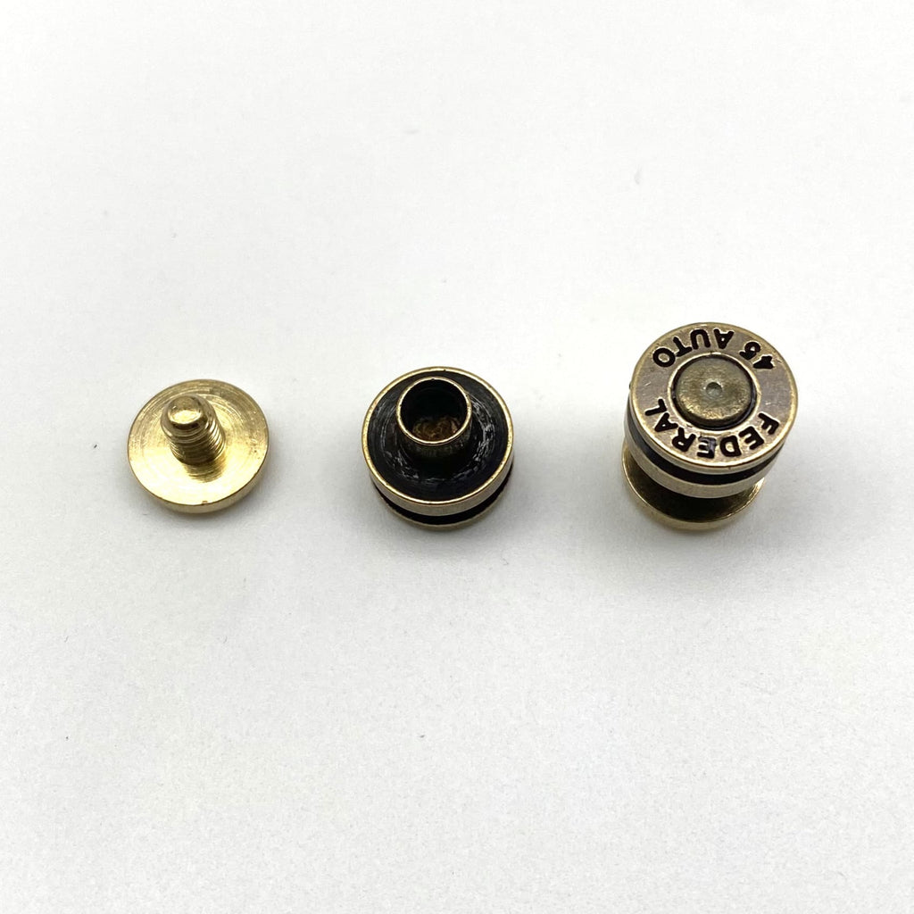 Bullet Leather Fastener Rivets Chicago Screw Post 10x4mm – Metal Field Shop