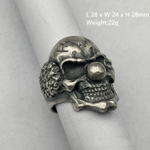 Clown 925 Sterling Silver Ring Men Gifts - 1pcs - Rings