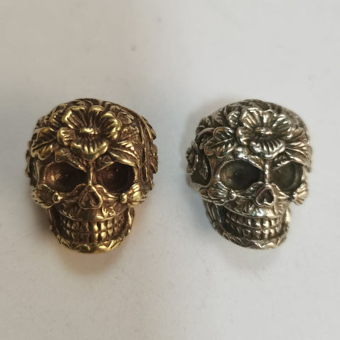 Copper Leather Studs Skull Rivets Concho Leather Craft Decoration - Concho