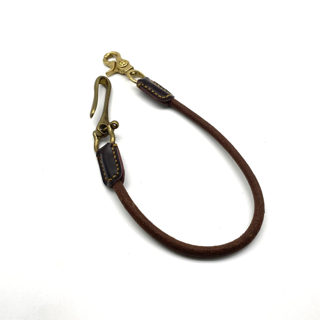 Cowboy Leather Cord Keychain Handmade Leather Wallet Keychain Hook ...