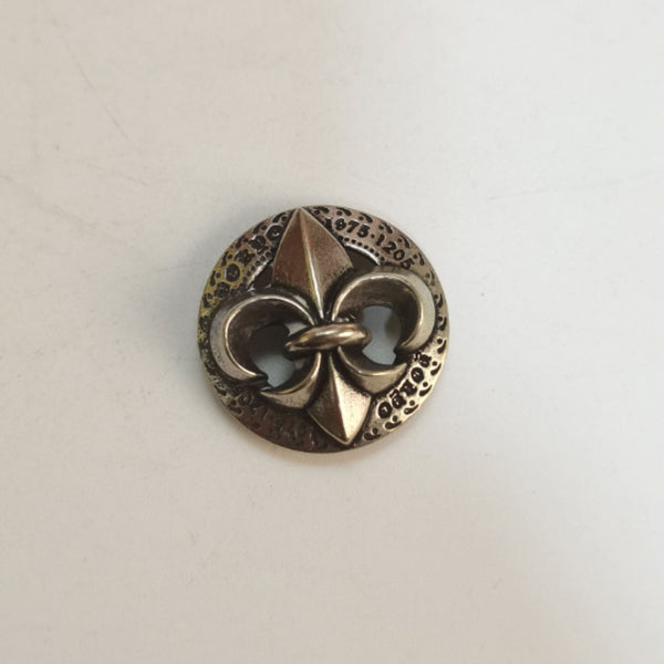 Fleur De Lis Conchos Screw Back Rivet For Leather Decoration
